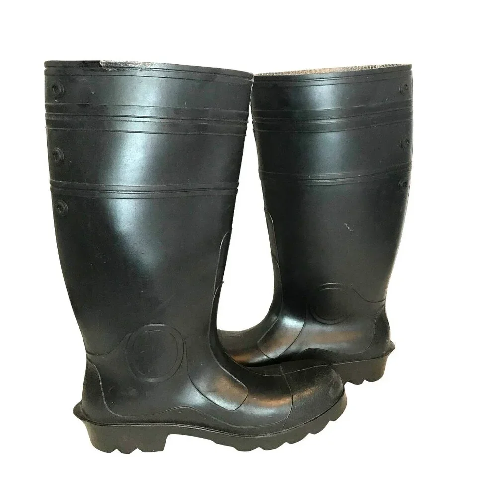 LaCrosse Mens 7 Tall Black Rubber Boots Insulated USA